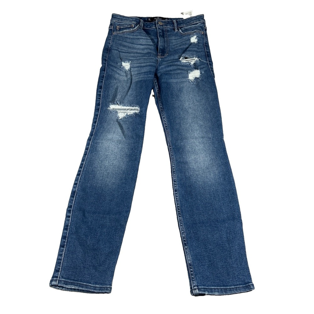 Hollister High Rise Super Skinny Jeans Womens 5T W27 L27 Distressed Stretch